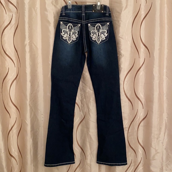 Girls size 12 Wired Heart jeans NWOT - Picture 9 of 12
